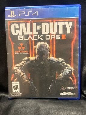 CALL OF DUTY Black Ops III PS4 Video Game Rated M EUC